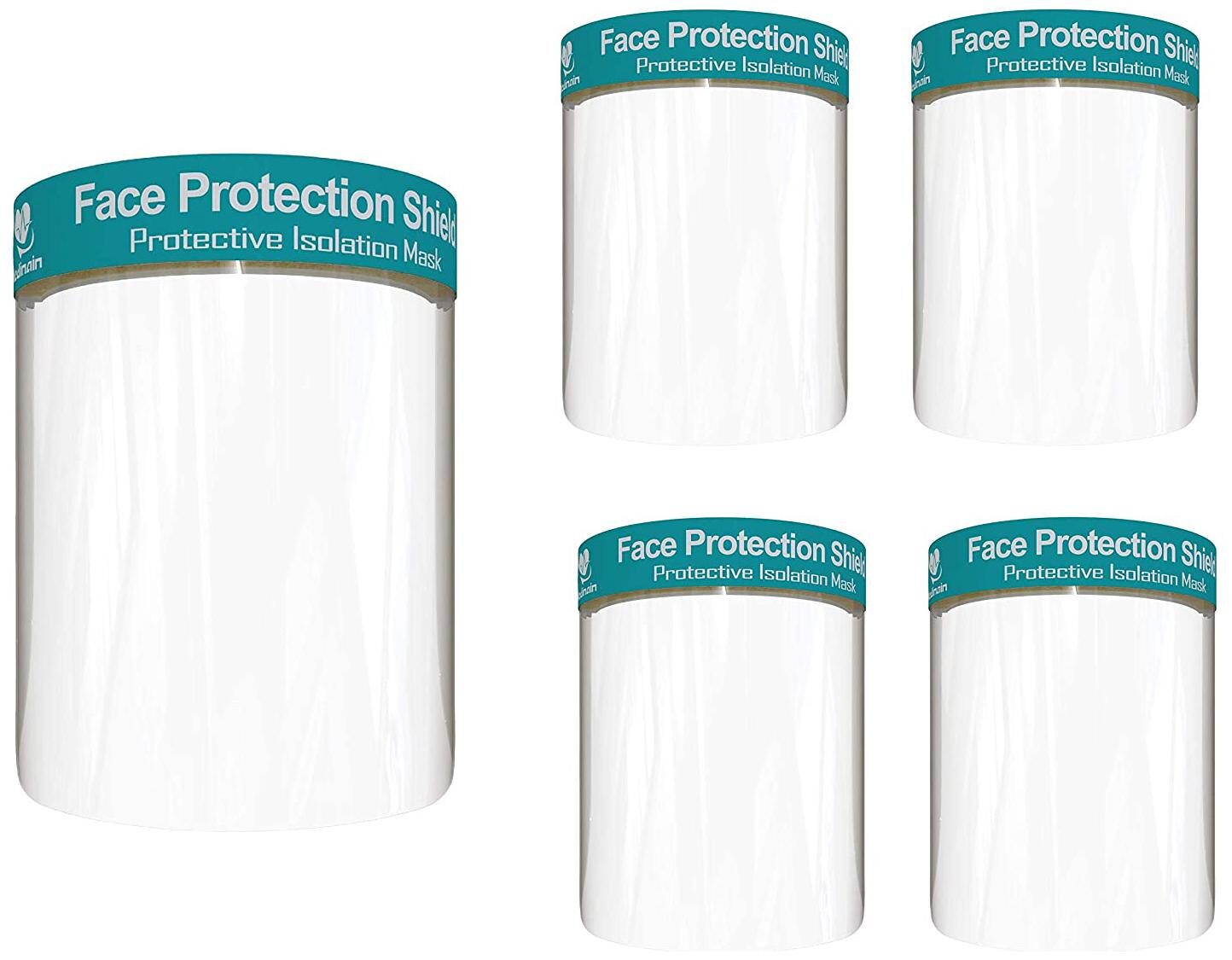 Medinain Unisex Washable Ear to Ear Full Face Protection Foam Safety Face Shield Visor ( Pack of 5)
Medinain Unisex Washable Ear to Ear Full Face Protection Foam Safety Face Shield Visor ( Pack of 5)