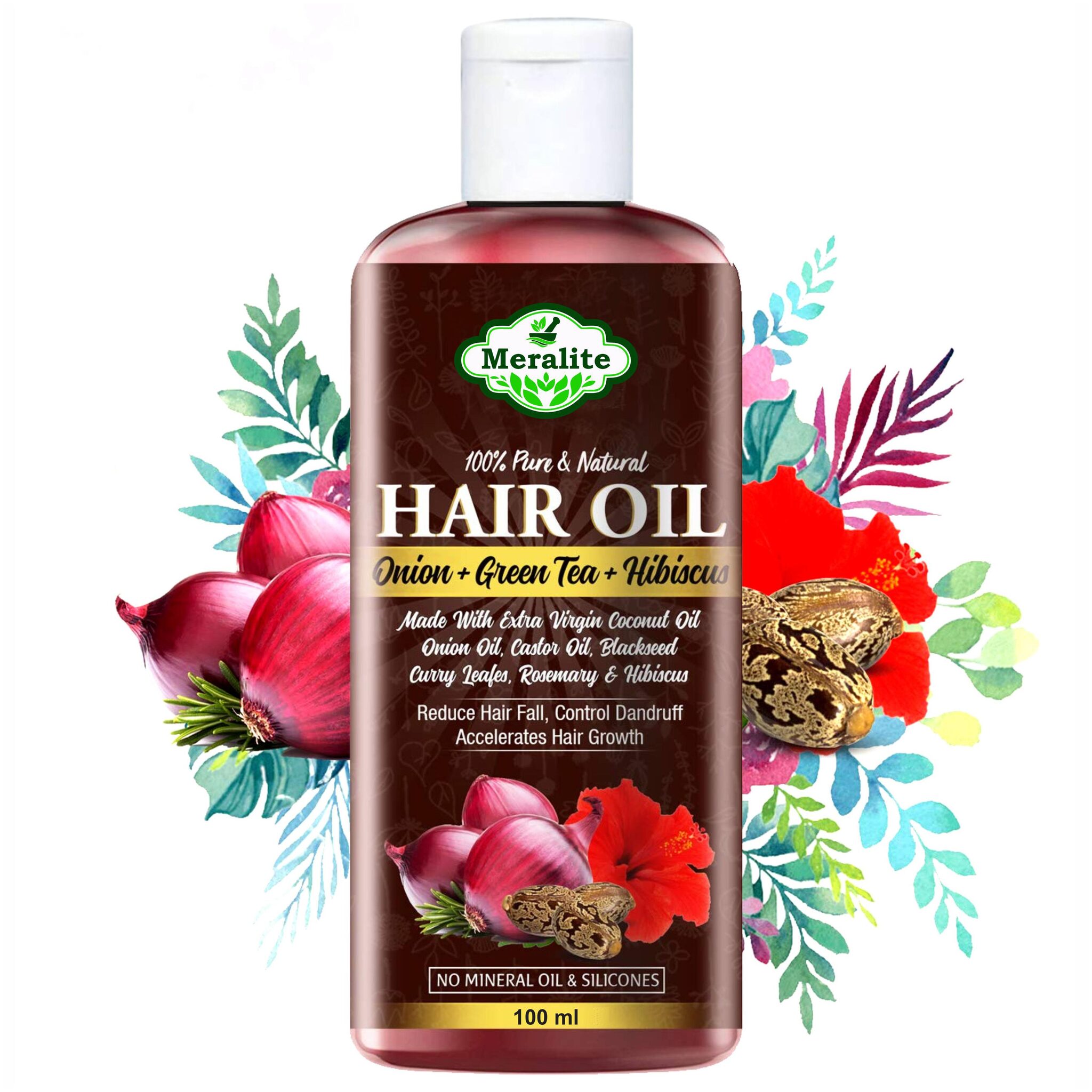 Meralite Onion Hair Oil And Natural Extracts For Hair Growth Strong And Healthy Hair Oil (100 ml)
Meralite Onion Hair Oil And Natural Extracts For Hair Growth Strong And Healthy Hair Oil (100 ml)