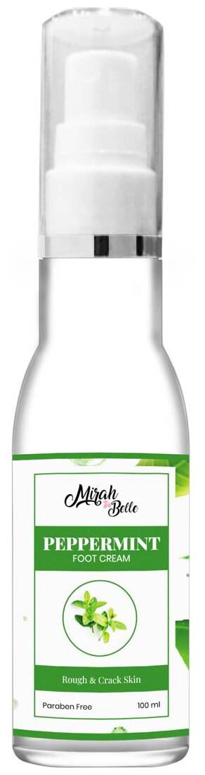 Mirah Belle Peppermint Foot Cream Heals Infections and Rough Feet Best for Men and Women Vegan Natural Cruelty Free Paraben Free 100 ml
Mirah Belle Peppermint Foot Cream Heals Infections and Rough Feet Best for Men and Women Vegan Natural Cruelty Free Paraben Free 100 ml