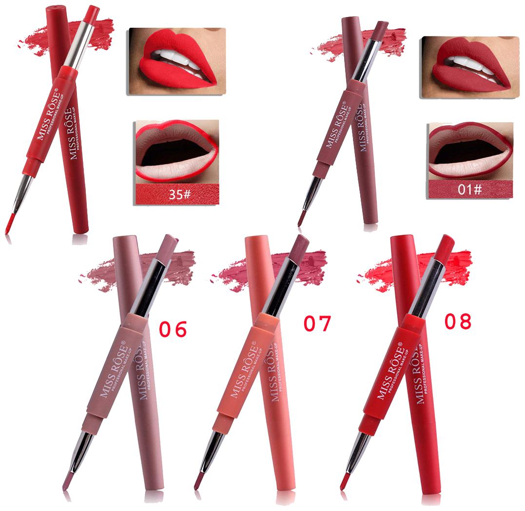 Miss Rose Professional Make - Up Combo of Five Matte Lipstick 2 In 1 Lipstick With Lipliner 10 5g
Miss Rose Professional Make - Up Combo of Five Matte Lipstick 2 In 1 Lipstick With Lipliner 10 5g