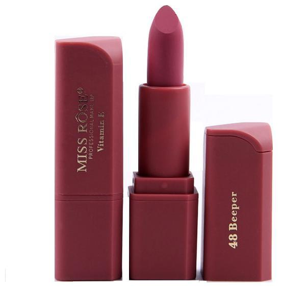 Miss Rose Professional Make-Up Lipstick Matte Color Cosmetic Women Lipstick 3 4g (7301-042M-48)
Miss Rose Professional Make-Up Lipstick Matte Color Cosmetic Women Lipstick 3 4g (7301-042M-48)