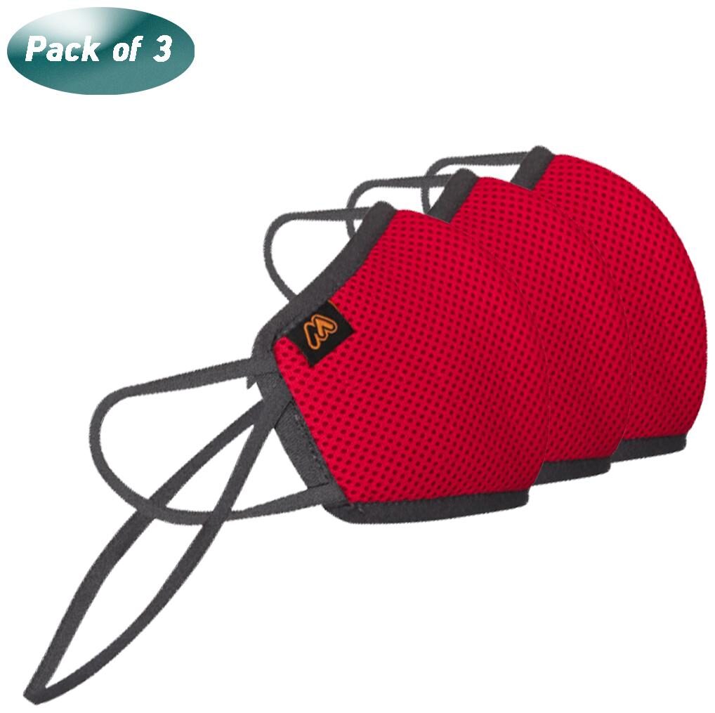 Mobius M7 Pro Unisex 7 Layered Reusable Mask With Head Mount Red Medium Size (Pack of 3)
Mobius M7 Pro Unisex 7 Layered Reusable Mask With Head Mount Red Medium Size (Pack of 3)