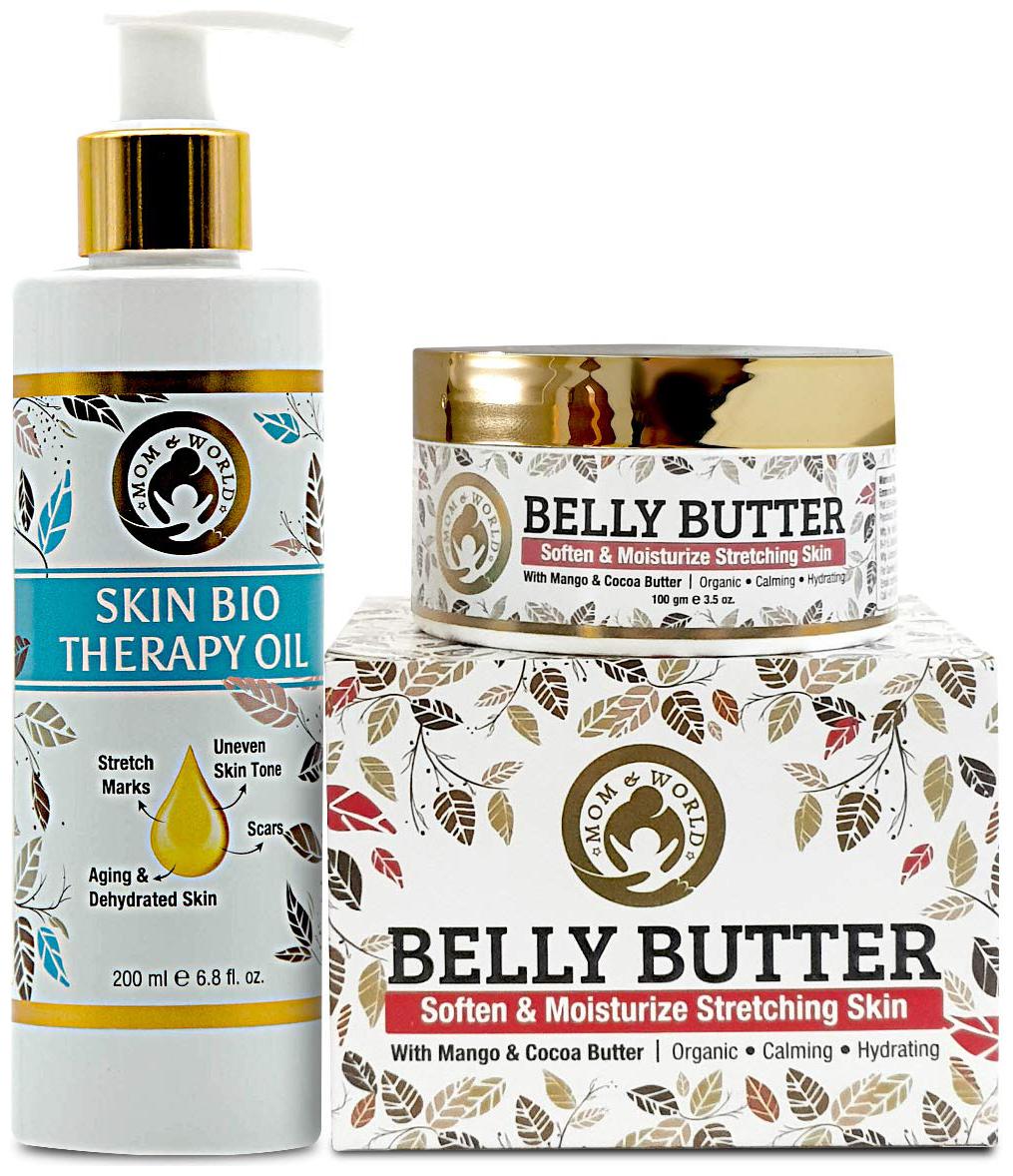 Mom World Gentle Smooth Combo Skin Bio Therapy Oil 200ml Belly Butter 100g (Pack Of 2)
Mom World Gentle Smooth Combo Skin Bio Therapy Oil 200ml Belly Butter 100g (Pack Of 2)