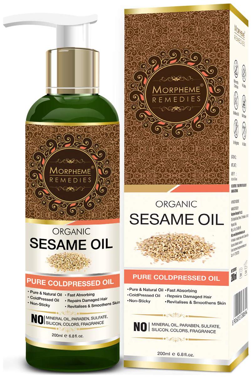Morpheme Remedies Organic Sesame Oil (Pure ColdPressed Oil) For Hair Body Skin Care Massage 200 ml
Morpheme Remedies Organic Sesame Oil (Pure ColdPressed Oil) For Hair Body Skin Care Massage 200 ml