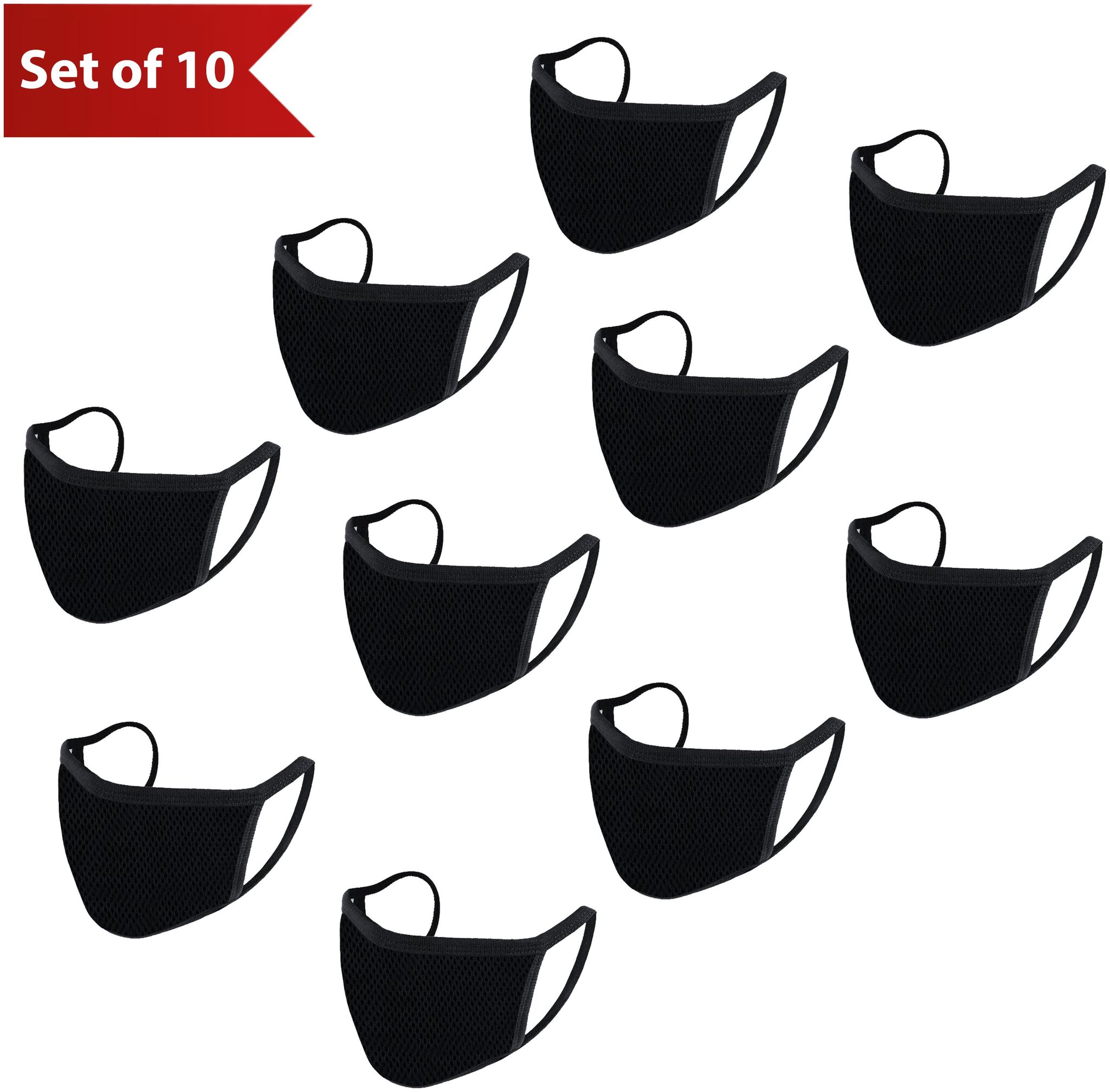 Mototrance Reusable Washable Mouth Nose Face Mask With Earloop for Anti- Dust Fumes Mask (Pack of 10)
Mototrance Reusable Washable Mouth Nose Face Mask With Earloop for Anti- Dust Fumes Mask (Pack of 10)