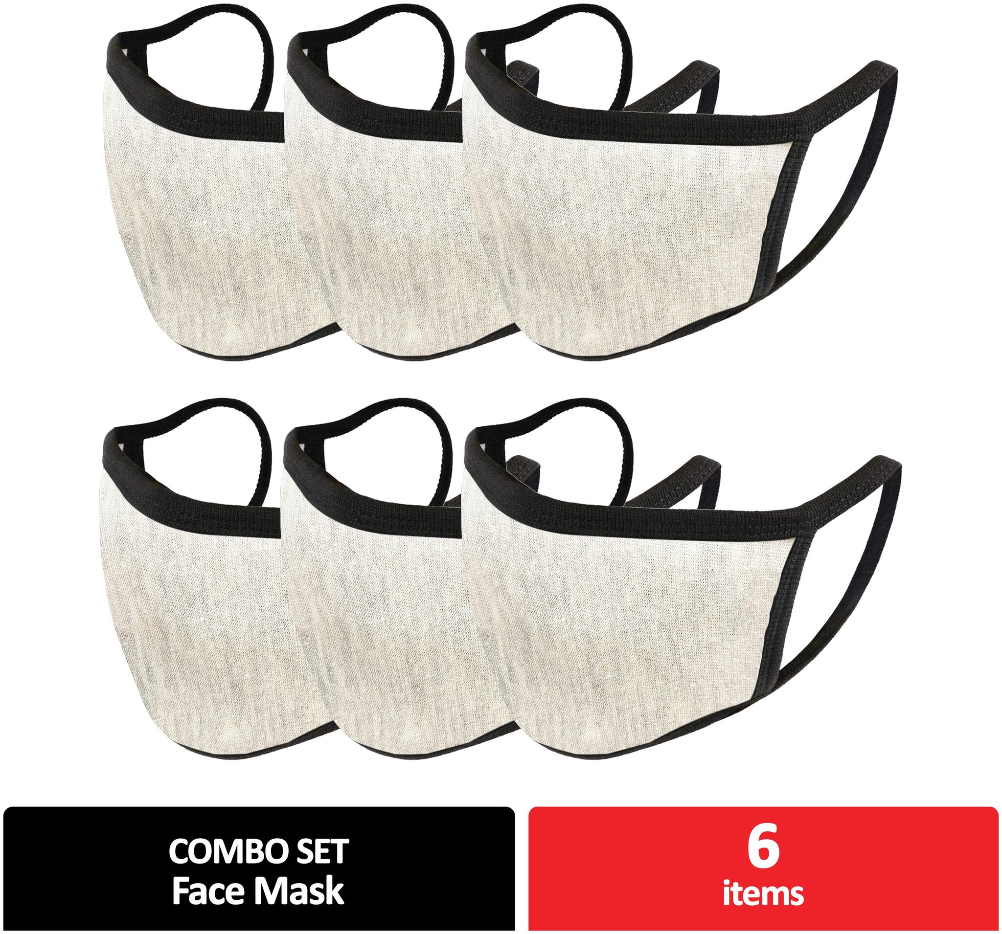 Mototrance Trendy Cotton Washable Reusable Face Mask for Men Women -Grey (Set of 6)
Mototrance Trendy Cotton Washable Reusable Face Mask for Men Women -Grey (Set of 6)
