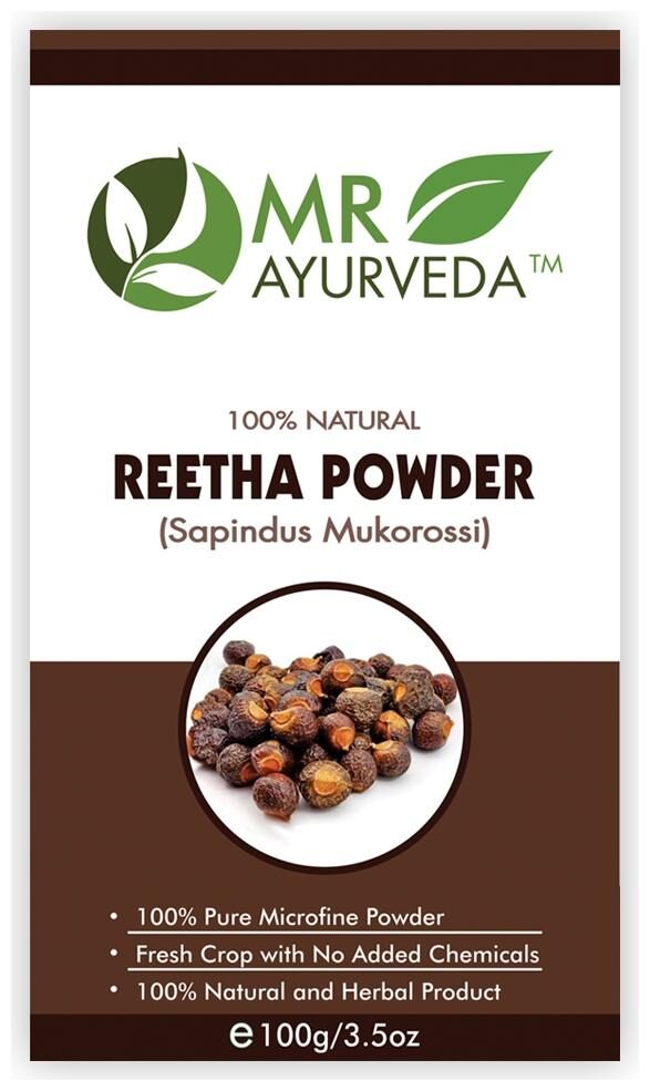 MR Ayurveda Reetha Powder for Hair Growth Conditioning - 100 g 
MR Ayurveda Reetha Powder for Hair Growth Conditioning - 100 g