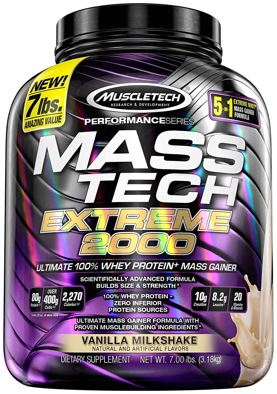 Muscletech Mass Gainer Protein Powder Mass-Tech Extreme 2000 Muscle Builder Whey Protein Powder Protei na Creatina Monohidrato Carbohidrato 3 18 kg
Muscletech Mass Gainer Protein Powder Mass-Tech Extreme 2000 Muscle Builder Whey Protein Powder Protei na Creatina Monohidrato Carbohidrato 3 18 kg