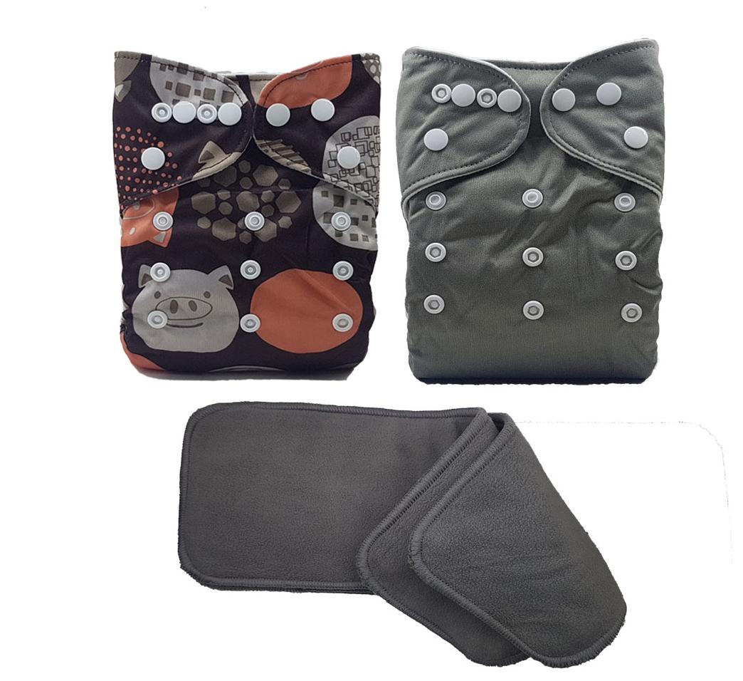 Nabhasya Ease Living Cloth Diaper with Free Bamboo Charcoal Insert-Grey Peppa-Free Size
Nabhasya Ease Living Cloth Diaper with Free Bamboo Charcoal Insert-Grey Peppa-Free Size