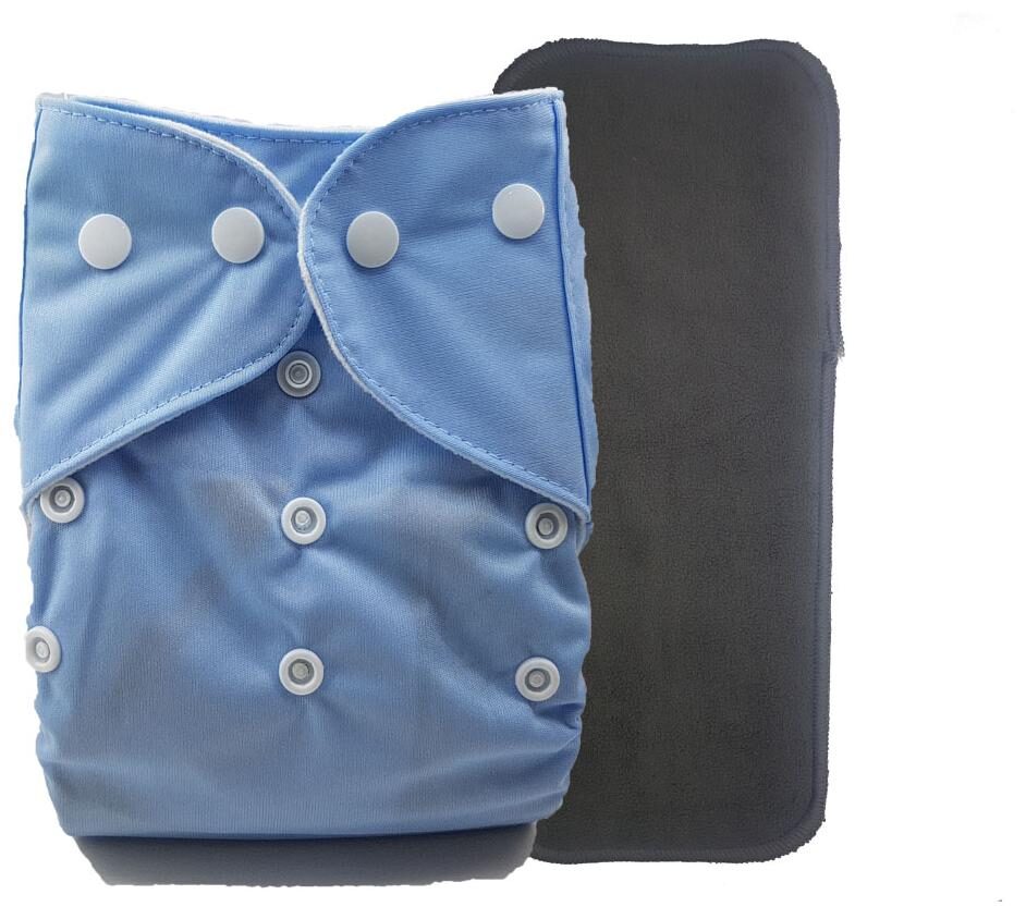 Nabhasya Ease Living Solid Colour Cloth Diaper With Bamboo Charcoal Insert-Blue
Nabhasya Ease Living Solid Colour Cloth Diaper With Bamboo Charcoal Insert-Blue