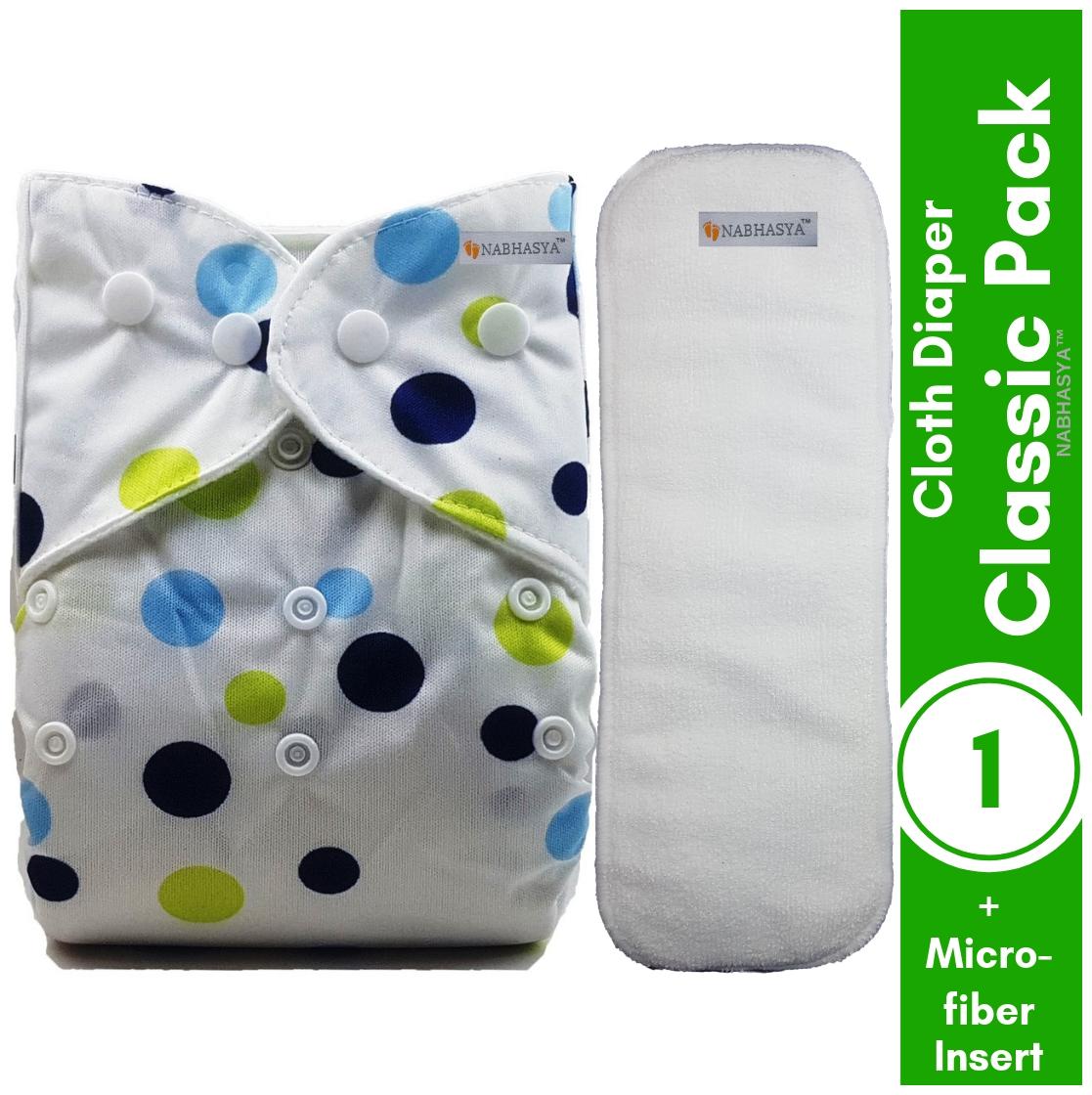 Nabhasya Ease Living Classic Baby Cloth Diaper with Natural Microfiber Insert (Pack of 2)
Nabhasya Ease Living Classic Baby Cloth Diaper with Natural Microfiber Insert (Pack of 2)