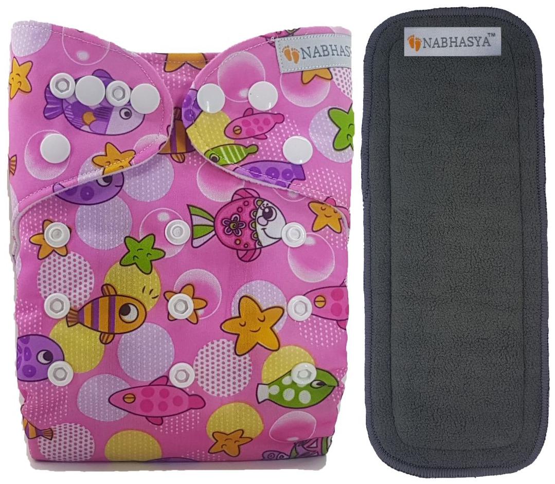 Nabhasya Ease Living Vibrant Cloth Diapers for Babies with 5 Layer Bamboo Charcoal Diaper Inserts - Nemos Waterworld
Nabhasya Ease Living Vibrant Cloth Diapers for Babies with 5 Layer Bamboo Charcoal Diaper Inserts - Nemos Waterworld