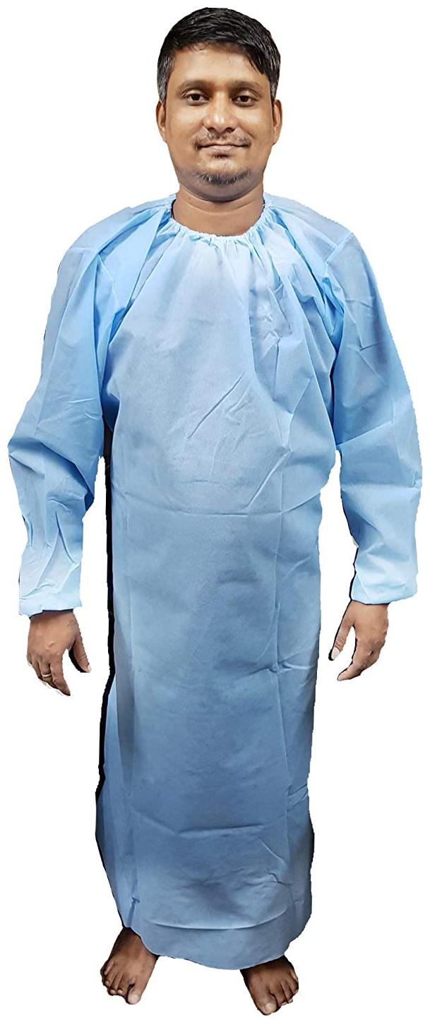 North Black Gmp Certified Only Safety Gown Pack Of 3 Full Body Gown 70 Gsm Comfortable Disposable Medical Travel Salon Airport Use Free Size Made In India 
North Black Gmp Certified Only Safety Gown Pack Of 3 Full Body Gown 70 Gsm Comfortable Disposable Medical Travel Salon Airport Use Free Size Made In India