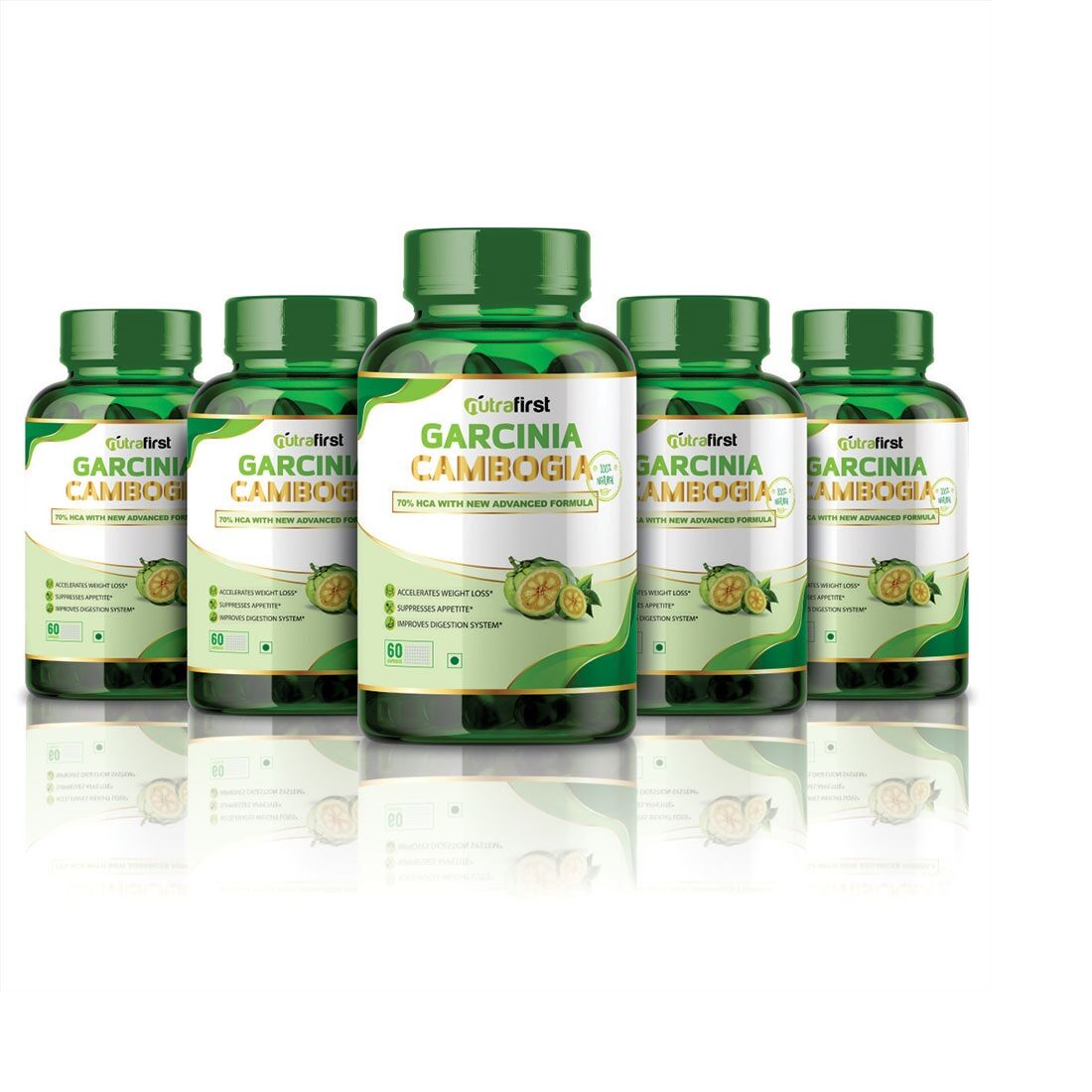 Nutrafirst 100 Natural Garcinia Cambogia With Indica And Green Coffee Extract For Weight Management 60 Capsules (Pack Of 5)
Nutrafirst 100 Natural Garcinia Cambogia With Indica And Green Coffee Extract For Weight Management 60 Capsules (Pack Of 5)
