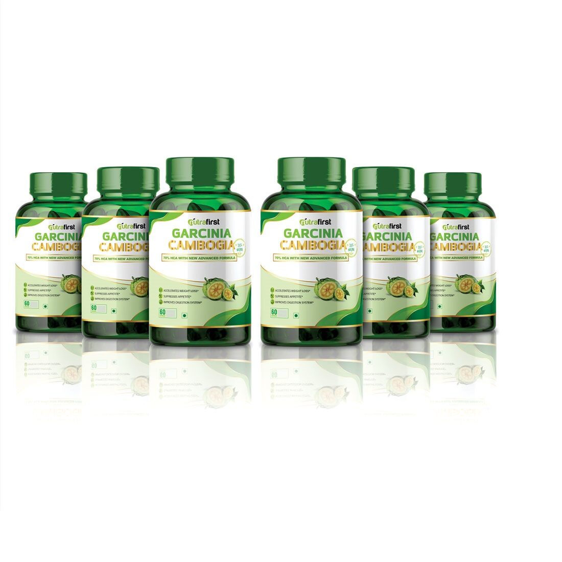 Nutrafirst 100 Natural Garcinia Cambogia With Indica And Green Coffee Extract For Weight Management 60 Capsules (Pack Of 6)
Nutrafirst 100 Natural Garcinia Cambogia With Indica And Green Coffee Extract For Weight Management 60 Capsules (Pack Of 6)