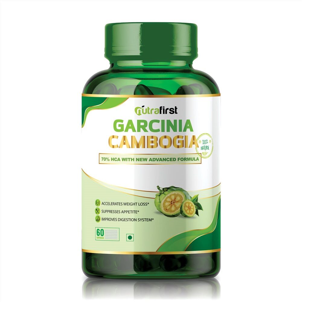 Nutrafirst 100 Natural Garcinia Cambogia With Indica And Green Coffee Extract For Weight Management 60 Capsules (Pack of 1)
Nutrafirst 100 Natural Garcinia Cambogia With Indica And Green Coffee Extract For Weight Management 60 Capsules (Pack of 1)