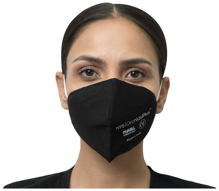 OrchidsPlus Anti Pollution Activate N95 Mask 3 Layer (2 Layer 100 Cotton 1 Layer Melt Blown Filter) Reusable High Filtration Efficiency (Pack of 5) - (Black)
OrchidsPlus Anti Pollution Activate N95 Mask 3 Layer (2 Layer 100 Cotton 1 Layer Melt Blown Filter) Reusable High Filtration Efficiency (Pack of 5) - (Black)