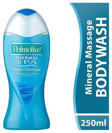 Palmolive Bodywashthermal Spa Imported Shower Gel Mineral Massage With Thermal Salts White Clay 250 ml
Palmolive Bodywashthermal Spa Imported Shower Gel Mineral Massage With Thermal Salts White Clay 250 ml