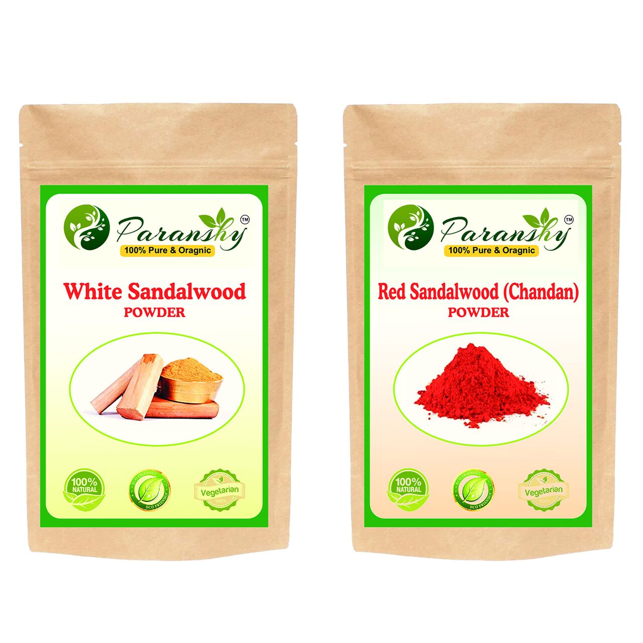 Paranshy White Sandalwood Chandan 100g Red Sandalwood 100g Powder Face Pack (Pack of 2)
Paranshy White Sandalwood Chandan 100g Red Sandalwood 100g Powder Face Pack (Pack of 2)