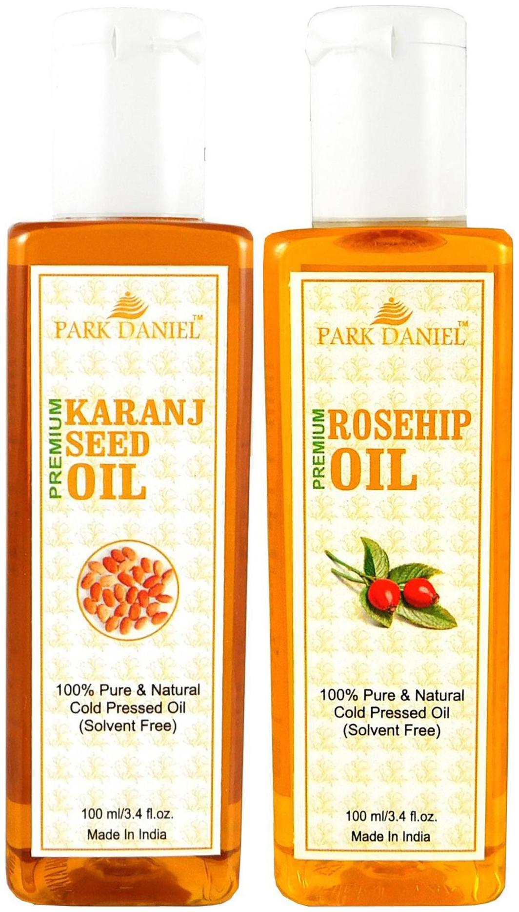 Park Daniel Premium Karanj Oil And Rosehip Oil Combo Of 2 Bottles Of 100 ml (200 ml )
Park Daniel Premium Karanj Oil And Rosehip Oil Combo Of 2 Bottles Of 100 ml (200 ml )