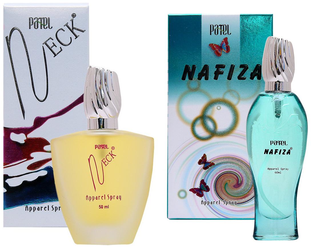 PATEL PERFUMES NECK-50 ml NAFIZA-50 ml Unisex Apparel Perfume Long Lasting Pack of 2
PATEL PERFUMES NECK-50 ml NAFIZA-50 ml Unisex Apparel Perfume Long Lasting Pack of 2