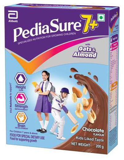Pediasure 7 Specialised Nutrition Drink Powder For Growing Children - Chocolate Flavour 200 g
Pediasure 7 Specialised Nutrition Drink Powder For Growing Children - Chocolate Flavour 200 g