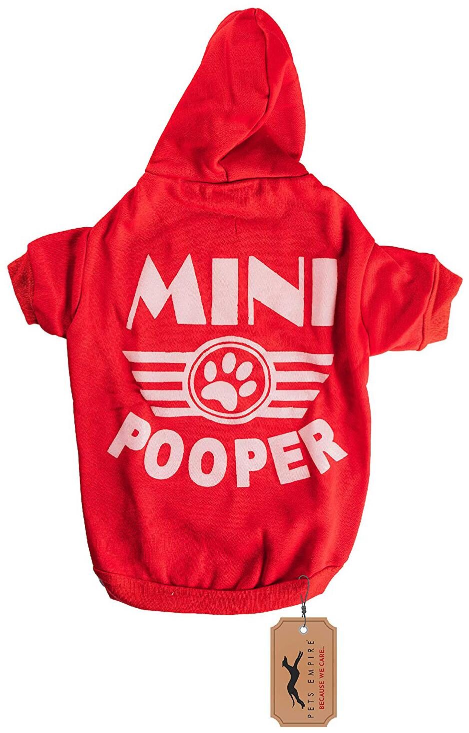 Pets Empire Mini Pooper Dog Coats Chihuahua Clothes Sweatshirt Pet Puppy Jacket Red S (Pack of 1)
Pets Empire Mini Pooper Dog Coats Chihuahua Clothes Sweatshirt Pet Puppy Jacket Red S (Pack of 1)