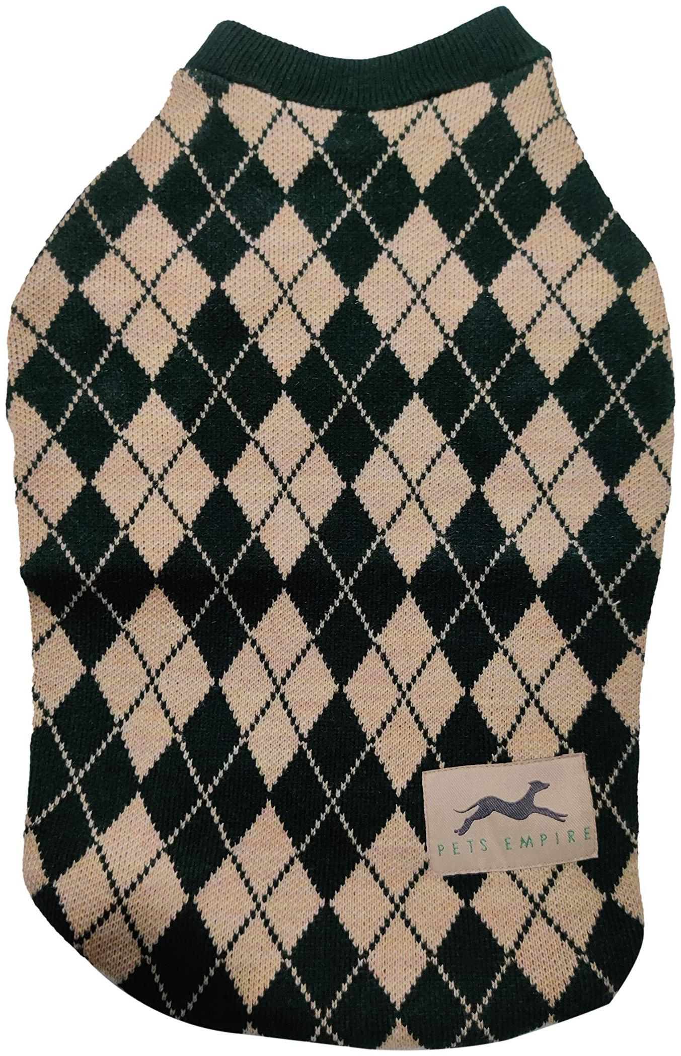 Pets Empire Dog Sweaters pet Clothes cat Soft Sweater Clothing Mix Designer Printer Sweater (20 Inch Check Print (Green))
Pets Empire Dog Sweaters pet Clothes cat Soft Sweater Clothing Mix Designer Printer Sweater (20 Inch Check Print (Green))