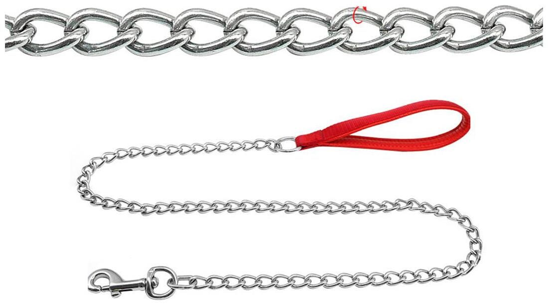 Pets Empire Dog Chain leash with Nylon handle(Color May Vary) Dog leash (Medium) 1 pcs
Pets Empire Dog Chain leash with Nylon handle(Color May Vary) Dog leash (Medium) 1 pcs