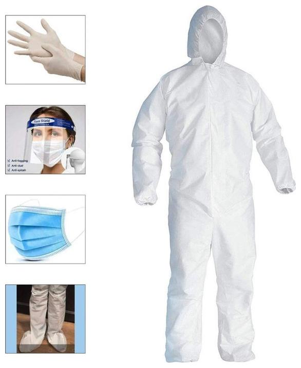 Pk Hub Ppe Safety Kit For Full Body Protection- Non-Suffocating Comfortable For Travelling- Sitra Approved Fabric White (Pack of 1)
Pk Hub Ppe Safety Kit For Full Body Protection- Non-Suffocating Comfortable For Travelling- Sitra Approved Fabric White (Pack of 1)