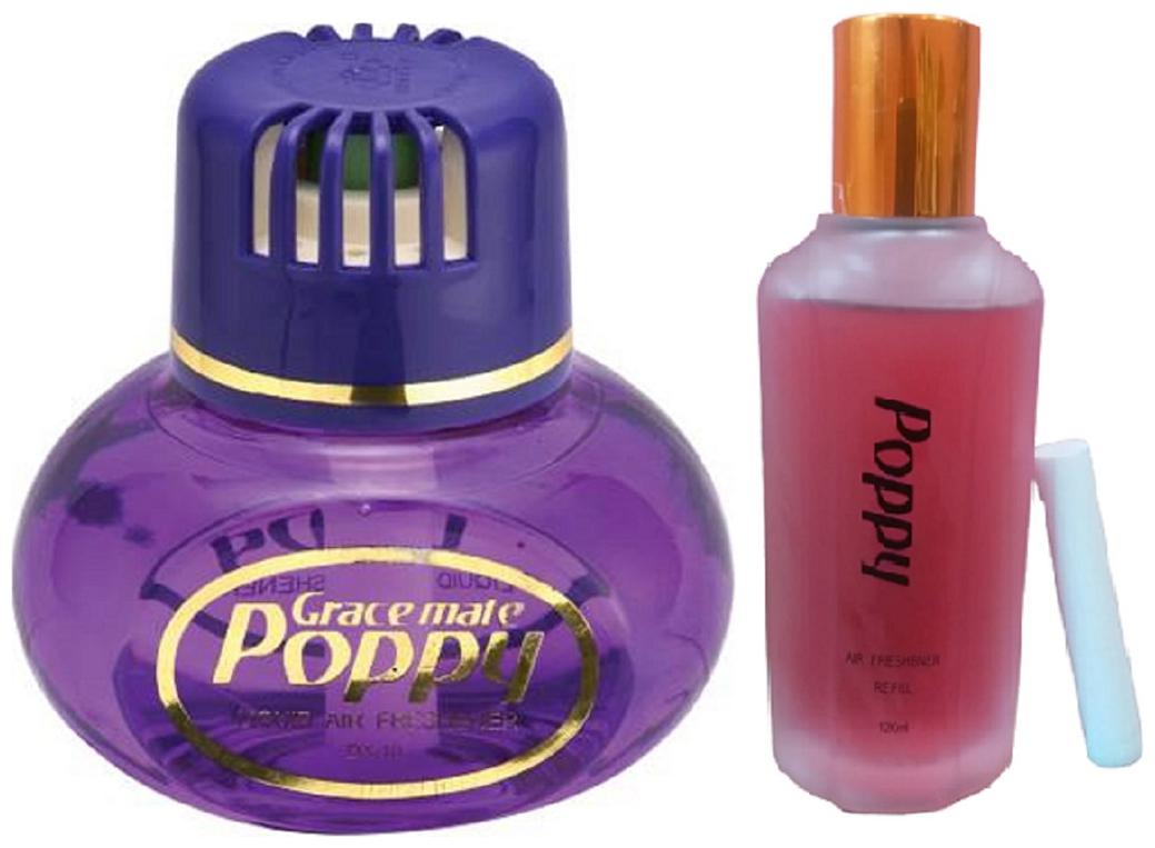 Poppy Lavender Car Perfume (150ml) and Refill (120ml) Liquid Air Freshener (Pack 2)
Poppy Lavender Car Perfume (150ml) and Refill (120ml) Liquid Air Freshener (Pack 2)