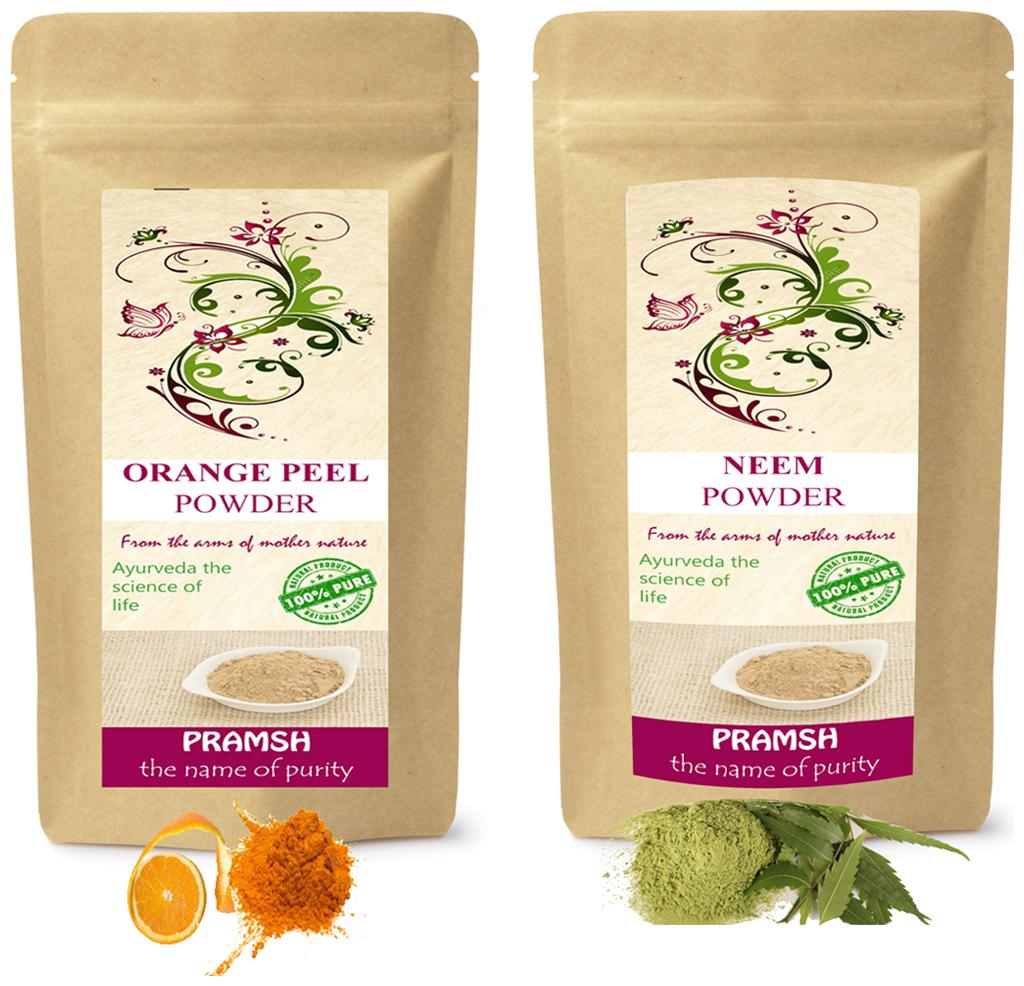 Pramsh Traders Premium Quality Orange Peel 300g Neem 200g Powder Combo (Pack of 2)
Pramsh Traders Premium Quality Orange Peel 300g Neem 200g Powder Combo (Pack of 2)