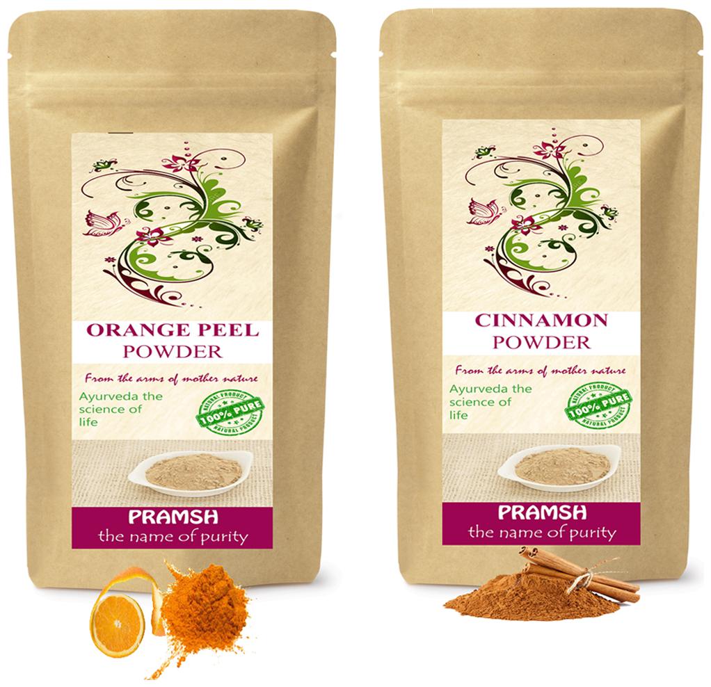 Pramsh Traders Premium Quality Orange Peel 100g Cinnamon 200g Powder Combo (Pack of 2)
Pramsh Traders Premium Quality Orange Peel 100g Cinnamon 200g Powder Combo (Pack of 2)