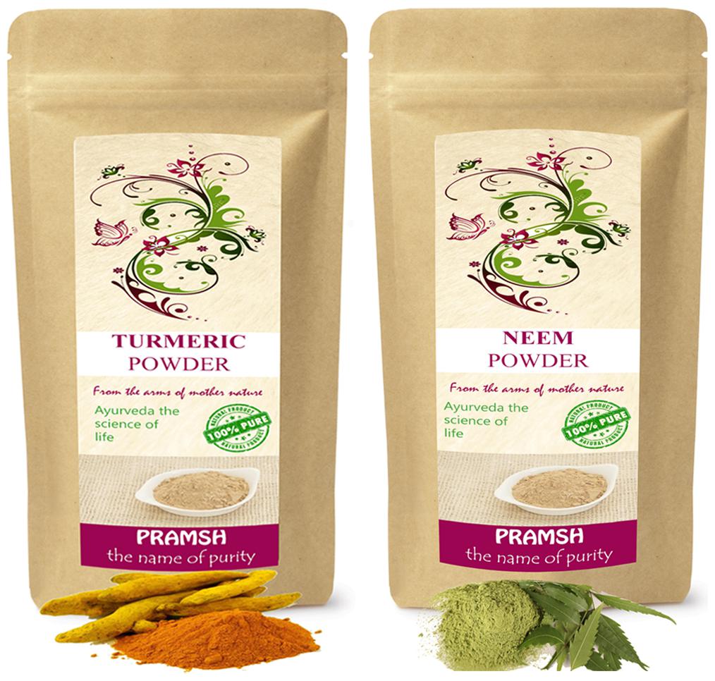 Pramsh Traders Premium Quality Kasturi Turmeric 100g Neem 100g Powder Combo (Pack of 2)
Pramsh Traders Premium Quality Kasturi Turmeric 100g Neem 100g Powder Combo (Pack of 2)