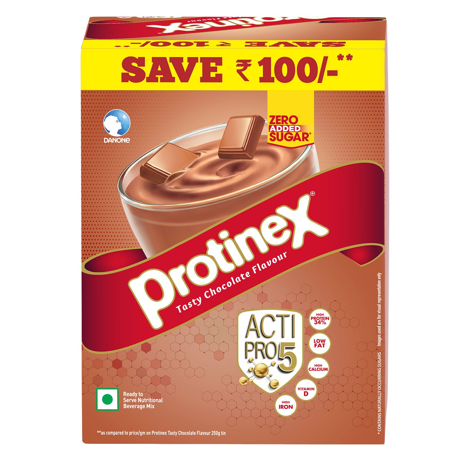 Protinex Health And Nutritional Drink Mix For Adults with High protein 10 Immuno Nutrients Tasty Chocolate 750g
Protinex Health And Nutritional Drink Mix For Adults with High protein 10 Immuno Nutrients Tasty Chocolate 750g