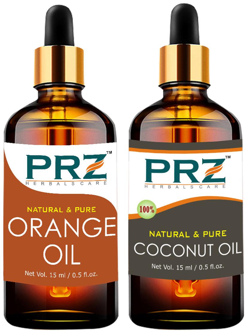 PRZ Orange Oil Extra Virgin Coconut Oil For Hair Growth Skin Care (Each 15 ml ) Pack of 2
PRZ Orange Oil Extra Virgin Coconut Oil For Hair Growth Skin Care (Each 15 ml ) Pack of 2