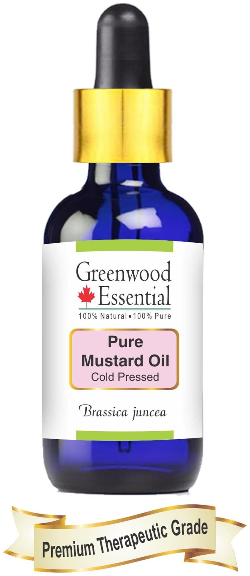 Greenwood Essential Pure Mustard Oil (Brassica juncea) 100 Natural Therapeutic Grade Cold Pressed 200ml
Greenwood Essential Pure Mustard Oil (Brassica juncea) 100 Natural Therapeutic Grade Cold Pressed 200ml