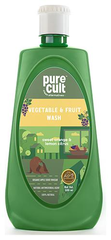 PureCult Vegetable and Fruit cleaner 100 naturally derived Organic Apple Cider Vinegar and Sweet Orange and Lemon Essential Oils 500ml
PureCult Vegetable and Fruit cleaner 100 naturally derived Organic Apple Cider Vinegar and Sweet Orange and Lemon Essential Oils 500ml