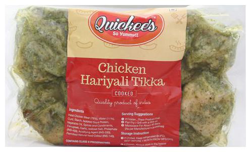 Quickee S Tikka - Chicken Haryali 450 g
Quickee S Tikka - Chicken Haryali 450 g