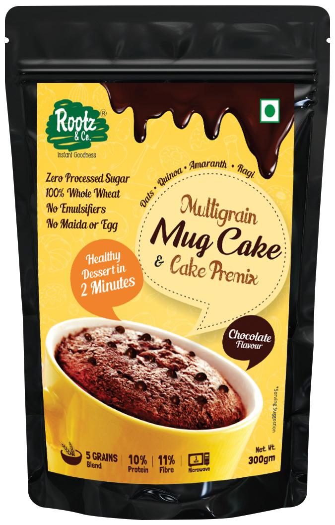 Rootz Co Instant Mug Cake and Cake Premix Chocolate with Oats Millets and 100 Whole Wheat - No Maida or Added Sugar 300g (Pack Of 1)
Rootz Co Instant Mug Cake and Cake Premix Chocolate with Oats Millets and 100 Whole Wheat - No Maida or Added Sugar 300g (Pack Of 1)