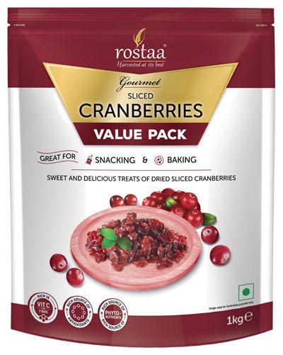 Rostaa Cranberry - Dried Sliced 1 kg 
Rostaa Cranberry - Dried Sliced 1 kg