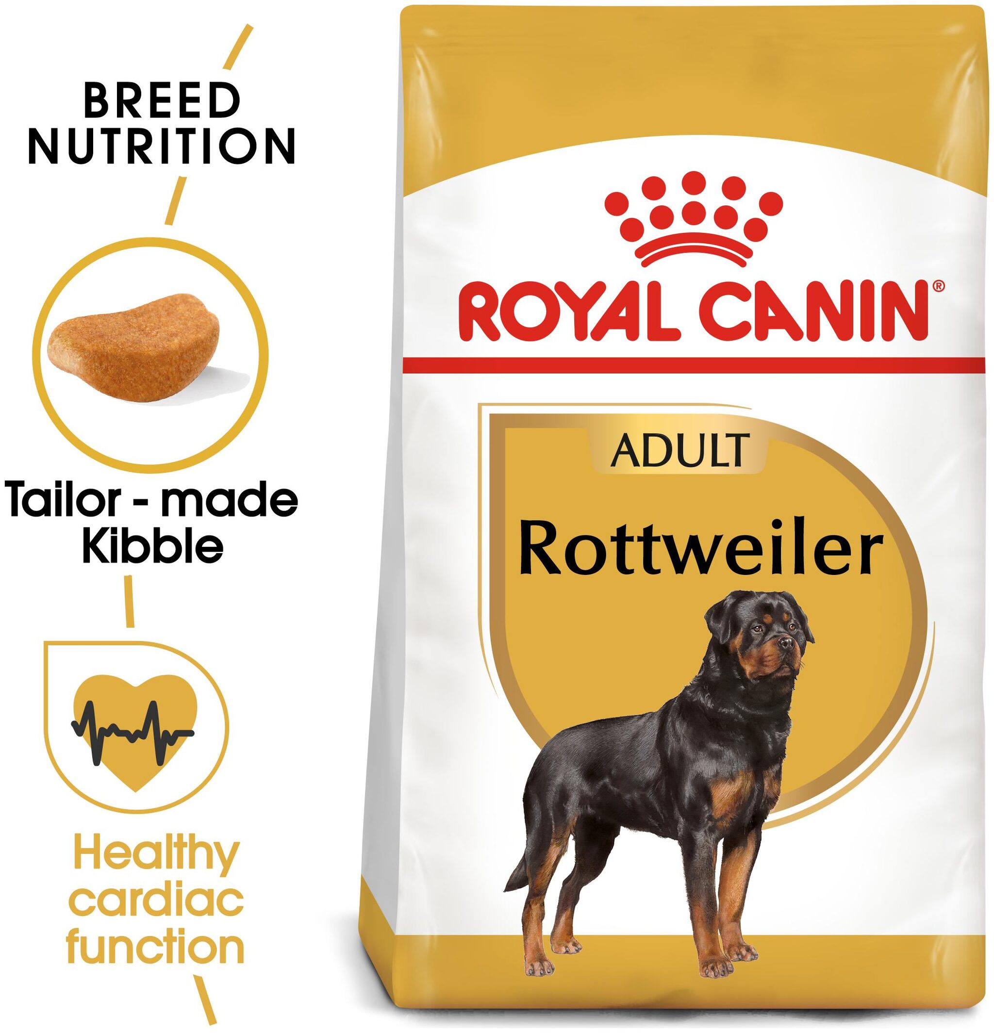 Royal Canin Rottweiler Adult Dry Dog Food 3 Kg