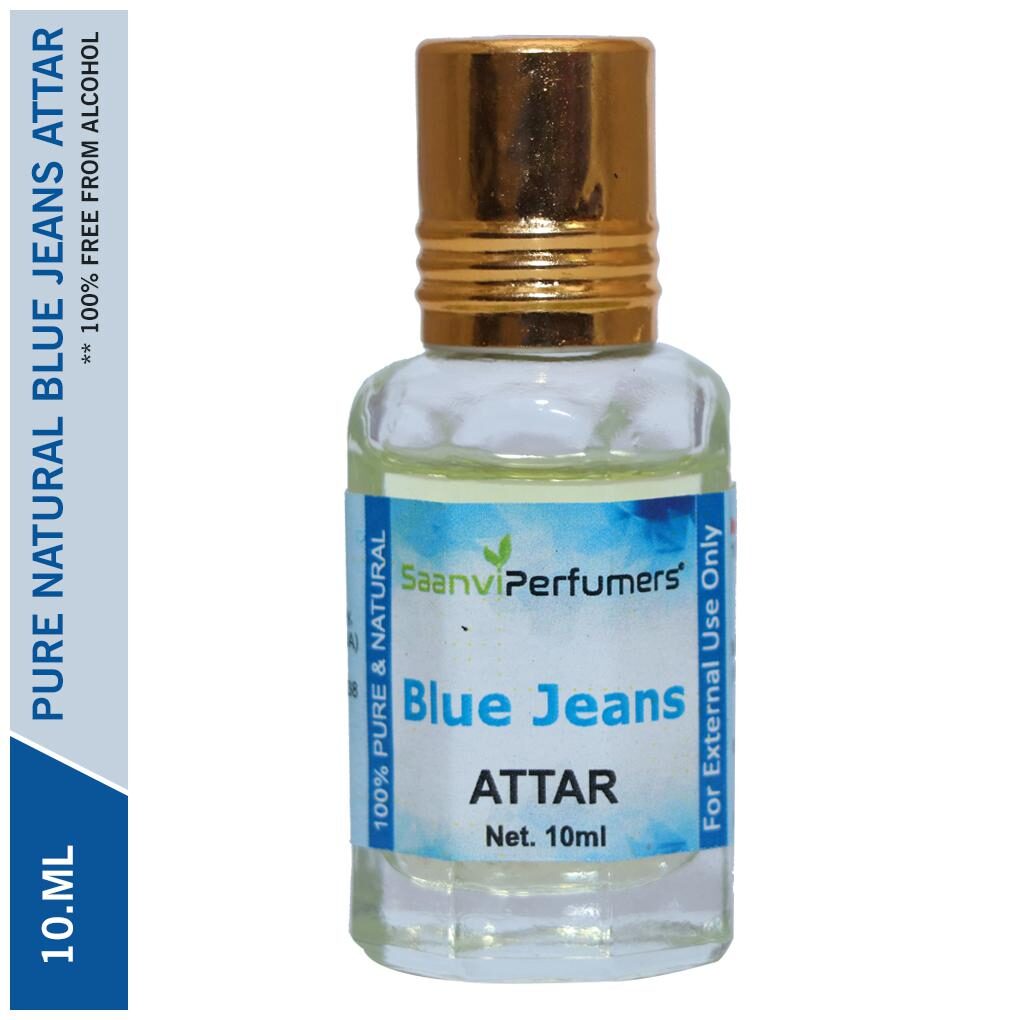Saanvi Perfumers Blue Jeans Attar For Men and Women Modern Attar Itra Scent Natural Fragrance Oil Perfume Oil 0 Alcohol With Modern Fragrance 10ml (Pack Of 1)
Saanvi Perfumers Blue Jeans Attar For Men and Women Modern Attar Itra Scent Natural Fragrance Oil Perfume Oil 0 Alcohol With Modern Fragrance 10ml (Pack Of 1)