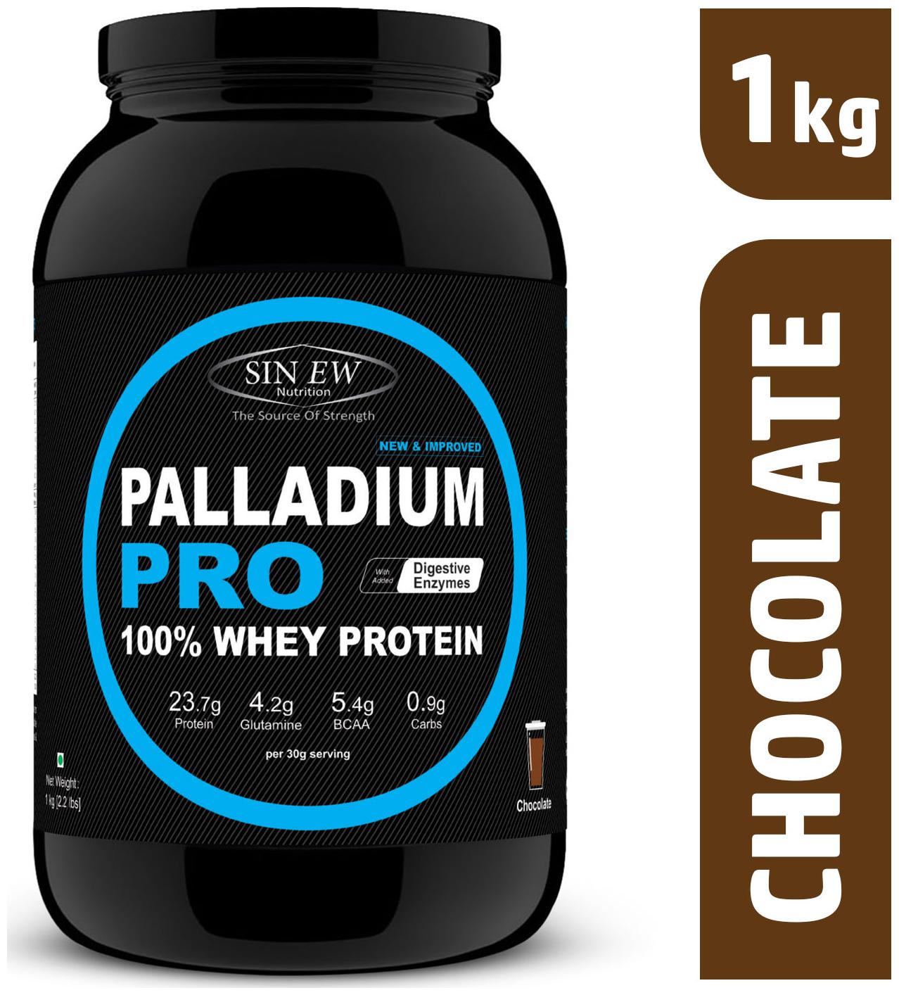 Sinew Nutrition Palladium Pro Whey Protein With Digestive Enzymes 1 kg (Chocolate Flavour)
Sinew Nutrition Palladium Pro Whey Protein With Digestive Enzymes 1 kg (Chocolate Flavour)
