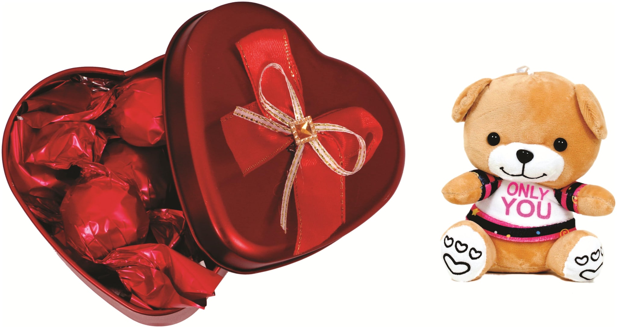 Skylofts Romantic Heart Shape Chocolate Tin Box Birthday Valentines Chocolate Gift Pack With A Someone Special Teddy Bear
Skylofts Romantic Heart Shape Chocolate Tin Box Birthday Valentines Chocolate Gift Pack With A Someone Special Teddy Bear