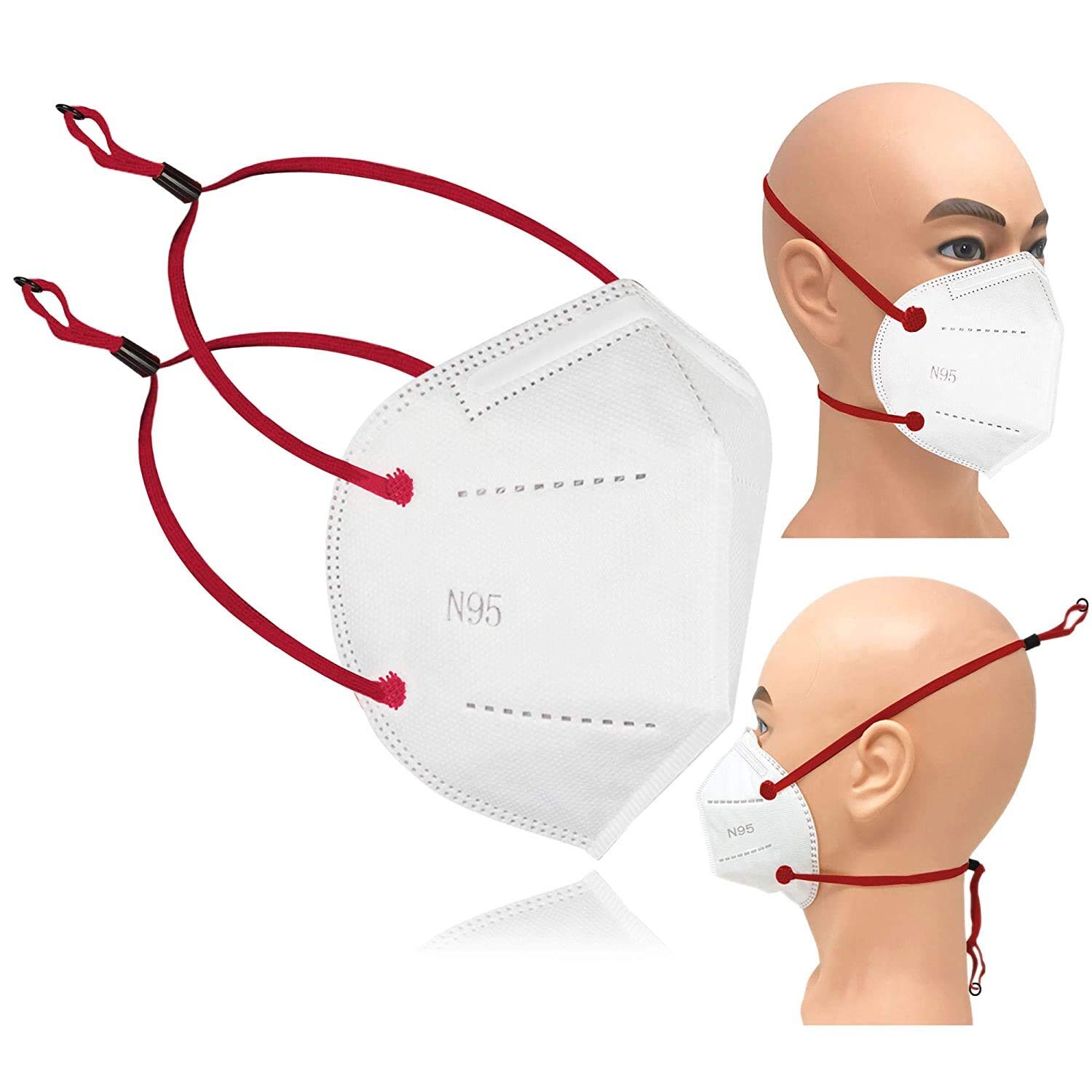 Skywall 5 Layer Protection N95 Anti Pollution Face Mask with Head Loop (Pack of 1)
Skywall 5 Layer Protection N95 Anti Pollution Face Mask with Head Loop (Pack of 1)