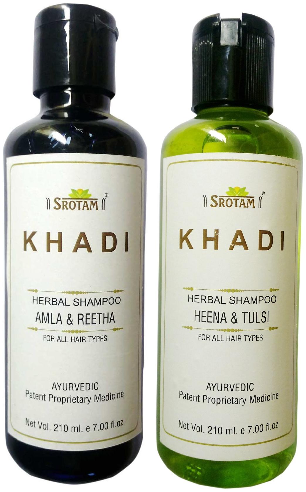 Srotam Khadi Herbal A mla Reetha and Heena Tulsi Shampoo 210 ml( Set Of 2 Bottles)
Srotam Khadi Herbal A mla Reetha and Heena Tulsi Shampoo 210 ml( Set Of 2 Bottles)