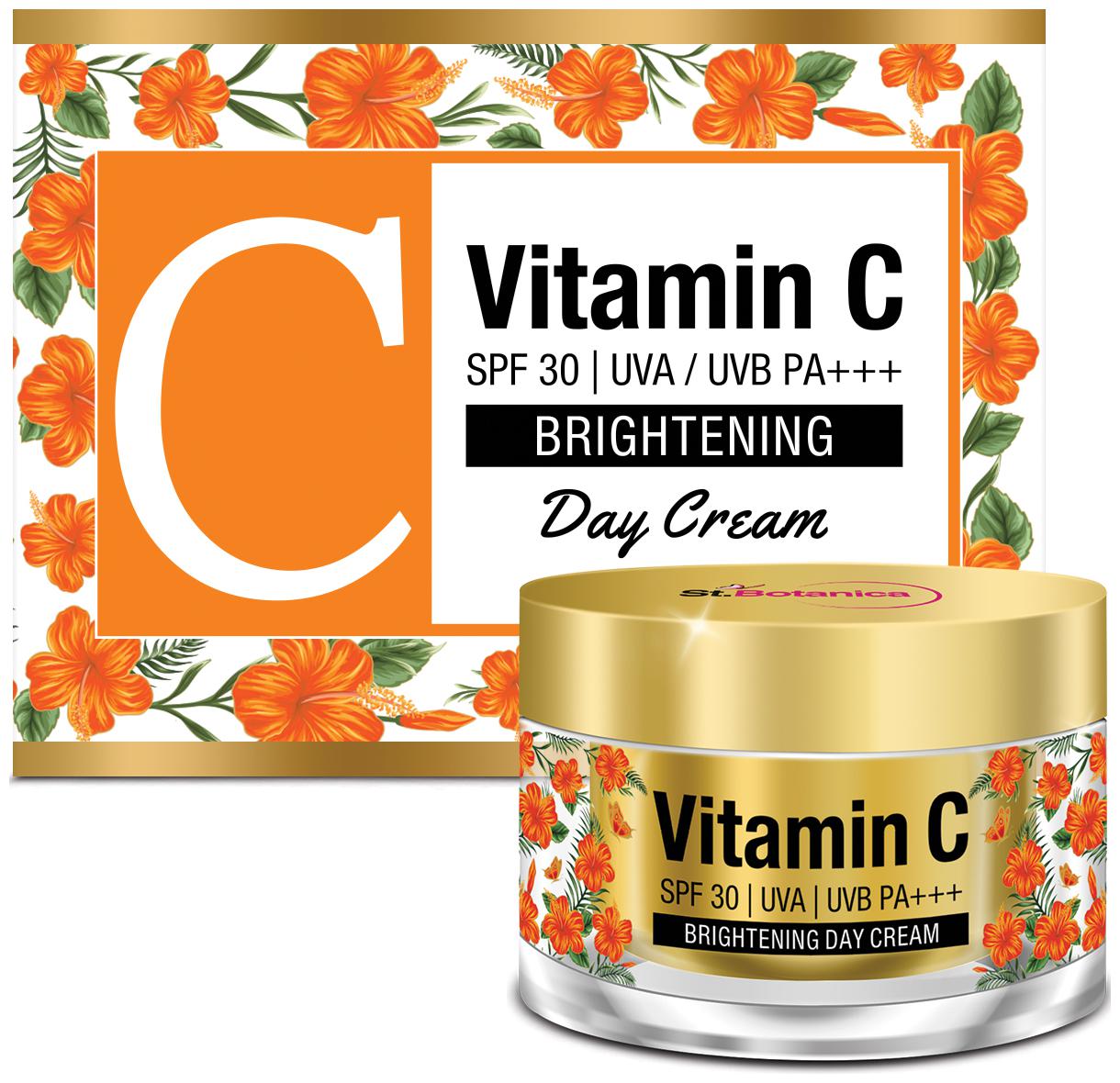 StBotanica Vitamin C Brightening Day Cream With SPF 30 UVA UVB PA 50g - For Radiant Youthful Looking Skin
StBotanica Vitamin C Brightening Day Cream With SPF 30 UVA UVB PA 50g - For Radiant Youthful Looking Skin