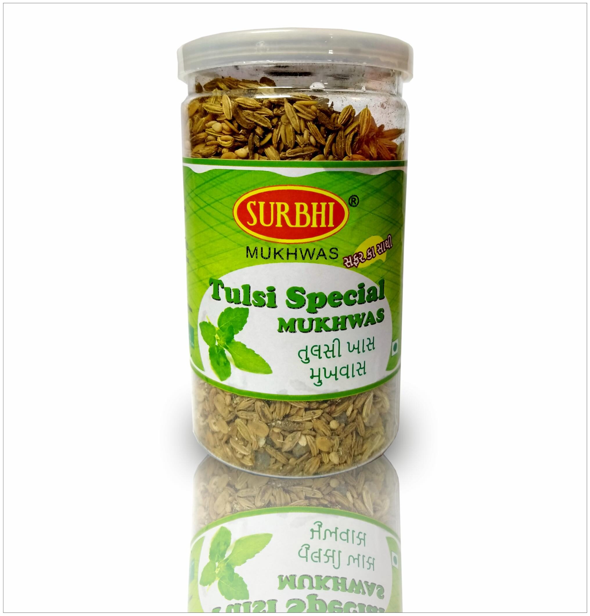 Surbhi Tulsi Mukhwas Holy Basil Mouth Freshener With Termaric - The Immunity Booster With Tulsi Leaves Powder Sesame Seeds Corriander Seeds Fennel Seeds Hygienically Packed Tin Can ( Pack Of 3)
Surbhi Tulsi Mukhwas Holy Basil Mouth Freshener With Termaric - The Immunity Booster With Tulsi Leaves Powder Sesame Seeds Corriander Seeds Fennel Seeds Hygienically Packed Tin Can ( Pack Of 3)