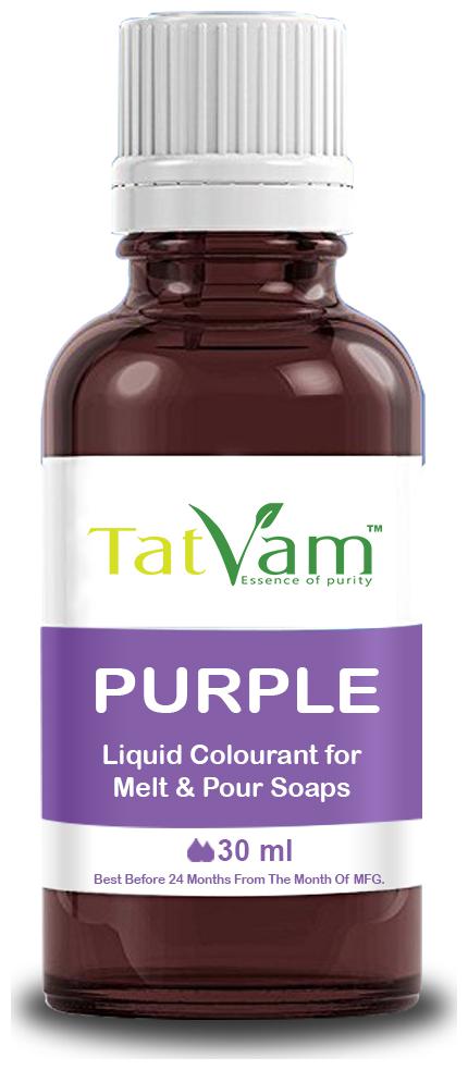 Tatvam DIY Making Colours for Melt and Pour Soaps- Purple Colour (30ml)
Tatvam DIY Making Colours for Melt and Pour Soaps- Purple Colour (30ml)